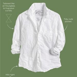 Frank & Eileen Barry Tailored Button-Up Shirt Signature Crinkle